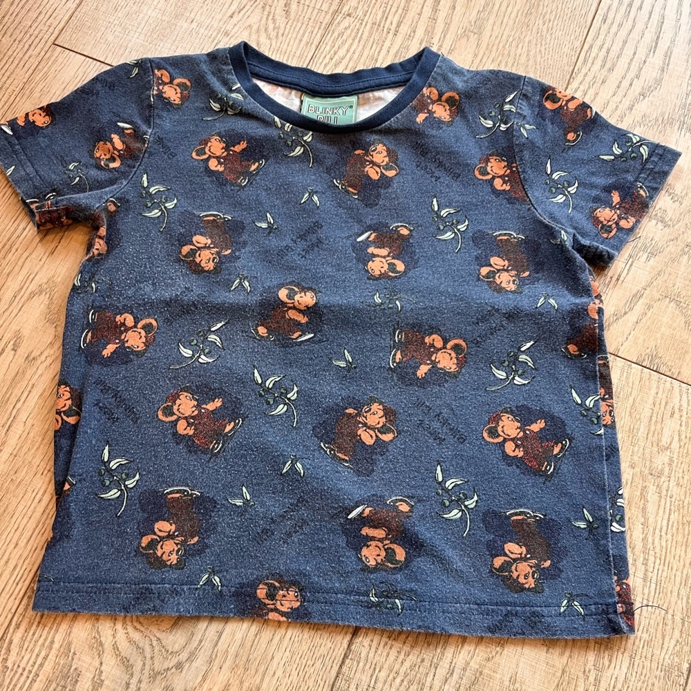 Australia’s beloved Blinky Bill Koala Kids' Navy Blue tshirts size 3T